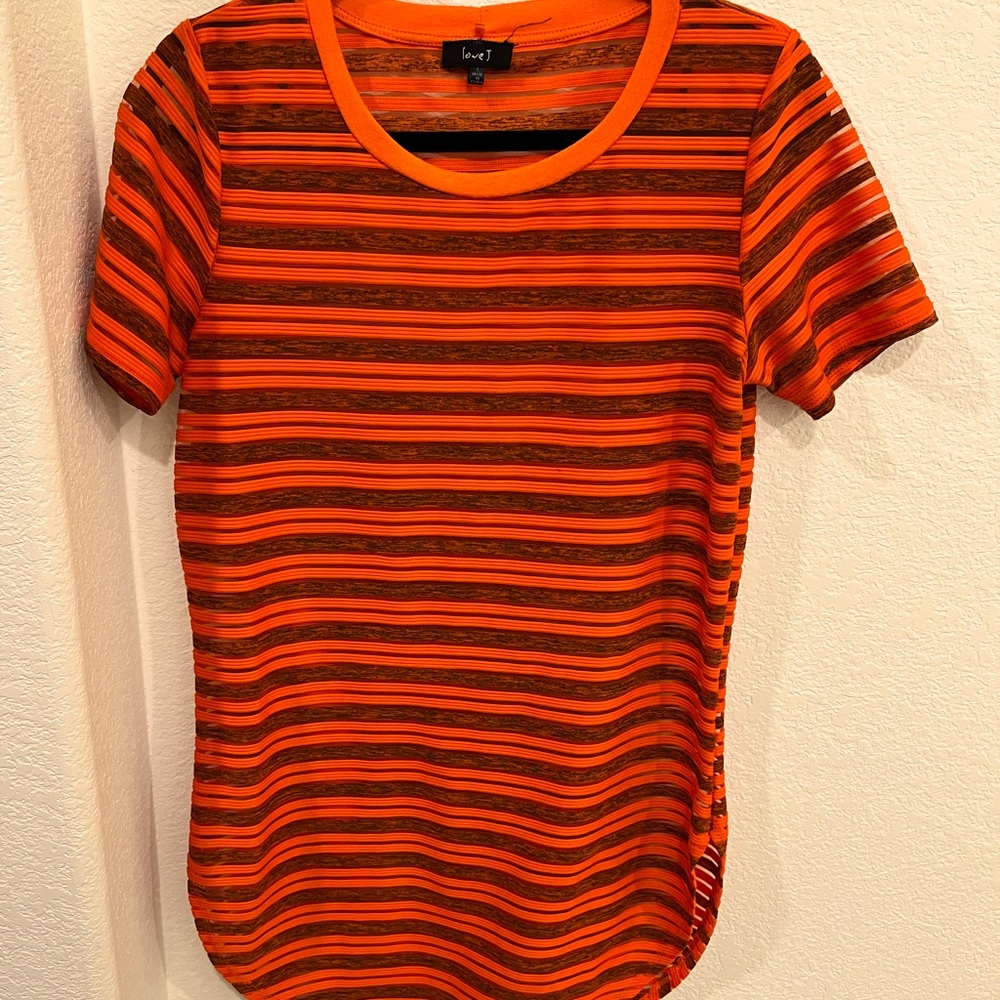 Bright Orange Tunic Top